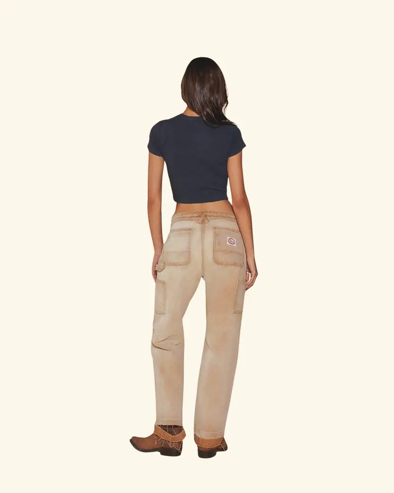 Sun-Faded Painter Pants (Tan) 4