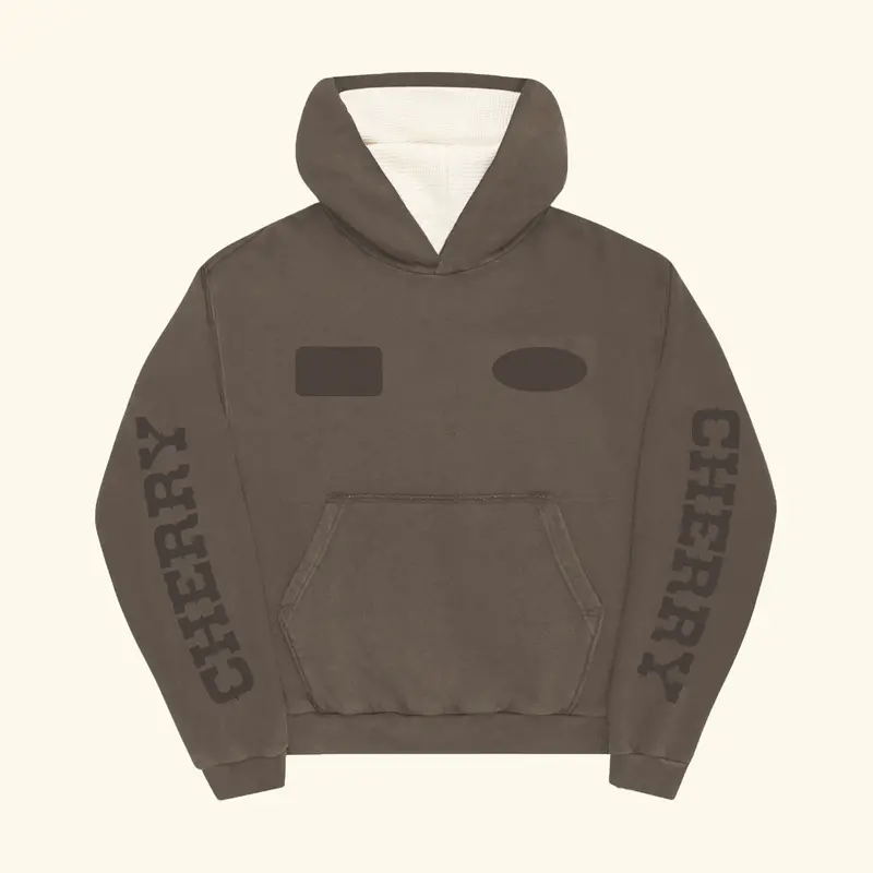 Sun Faded Patch Thermal Hoodie (Steel) 1