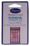 Superior Titanium Coated Topstitch 90/14 Needles 1