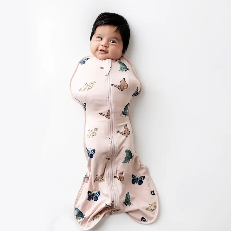 Swaddle Bag In Blush Butterfly 0.5 1