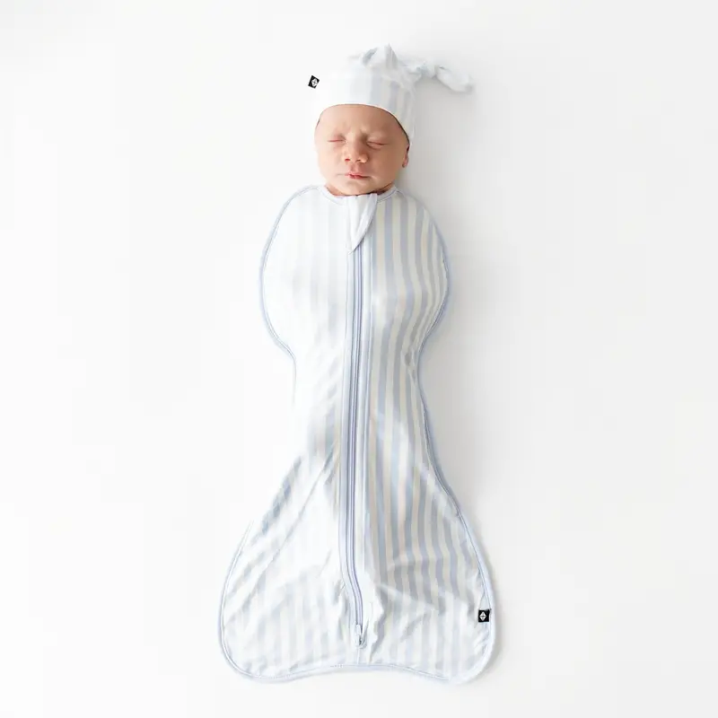 Swaddle Bag In Small Mist Stripe 0.5 1