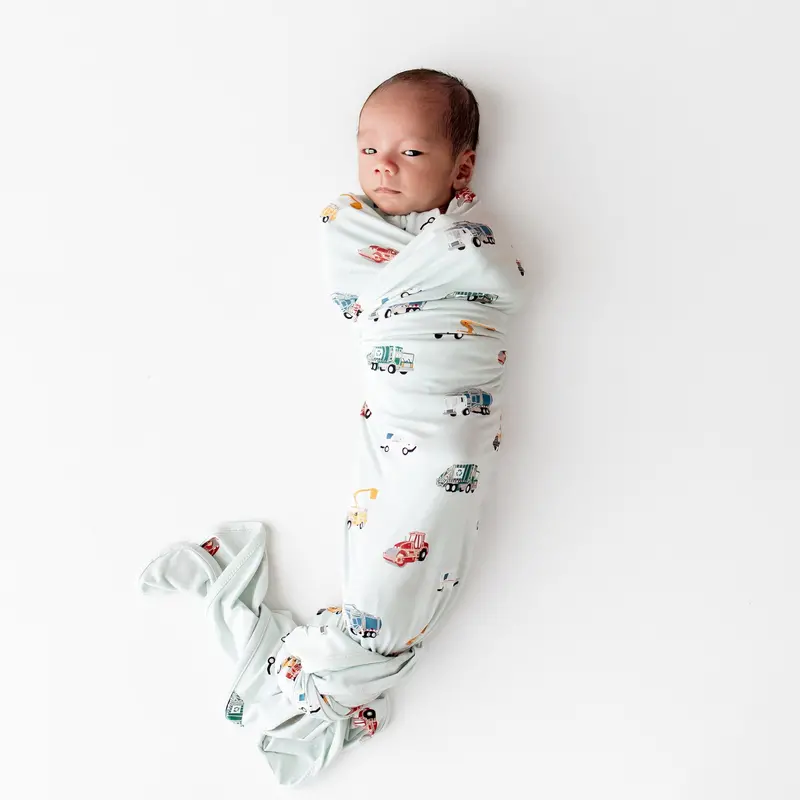 Swaddle Blanket In City Vehicles 1
