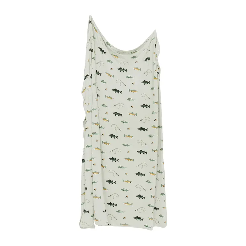 Swaddle Blanket In Fishing 1