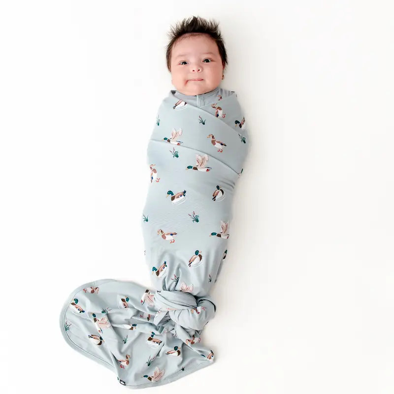 Swaddle Blanket In Mallard Duck 1
