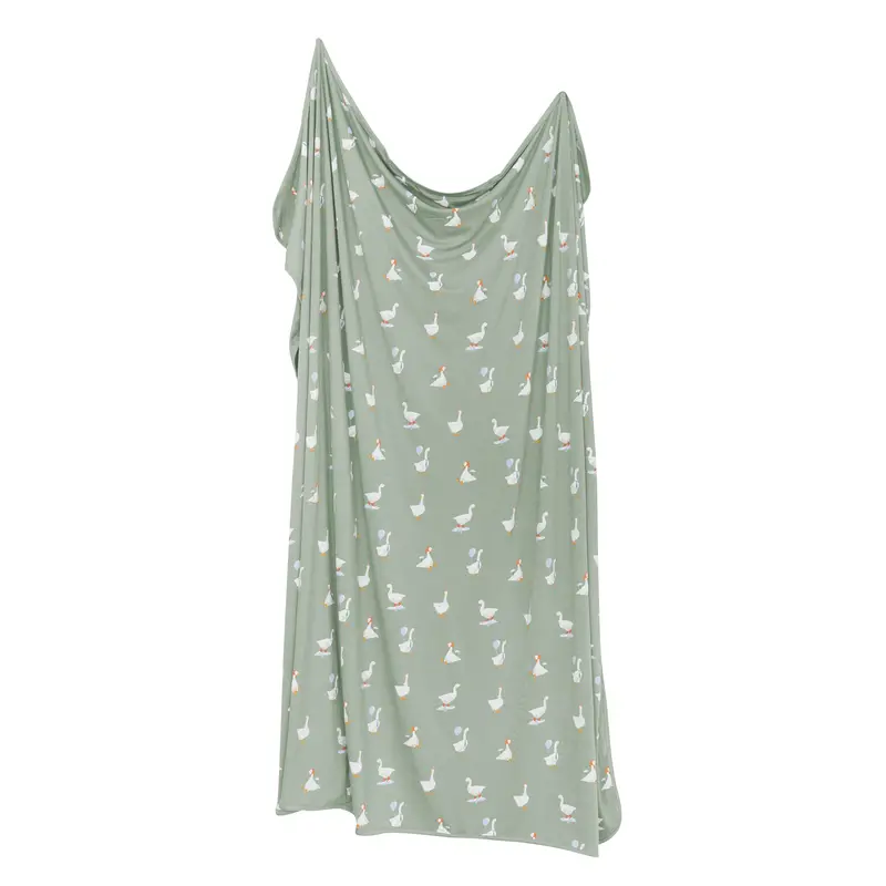 Swaddle Blanket In Silly Goose 1