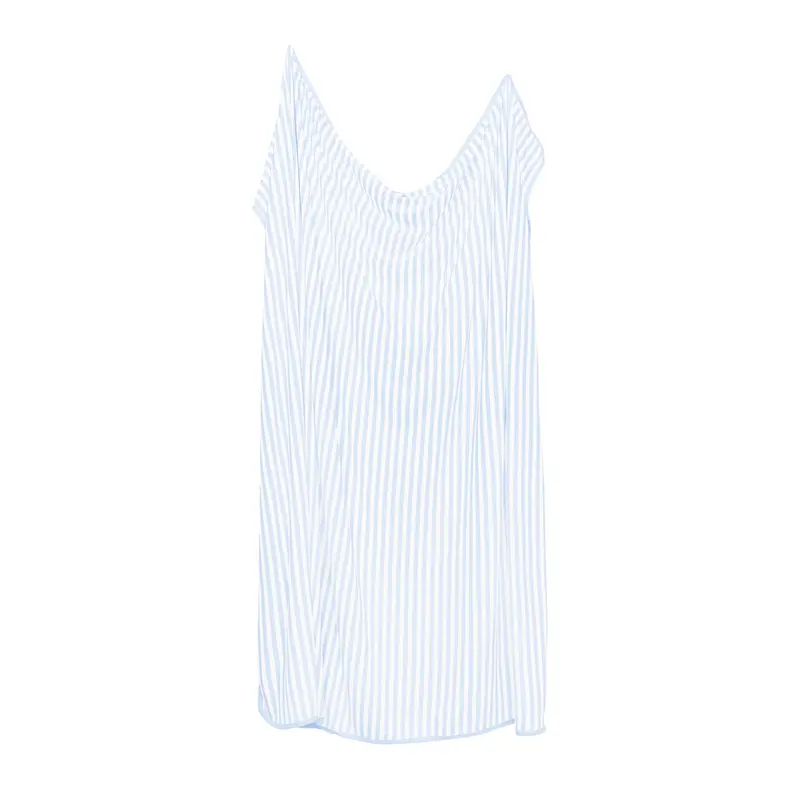 Swaddle Blanket In Small Mist Stripe 1