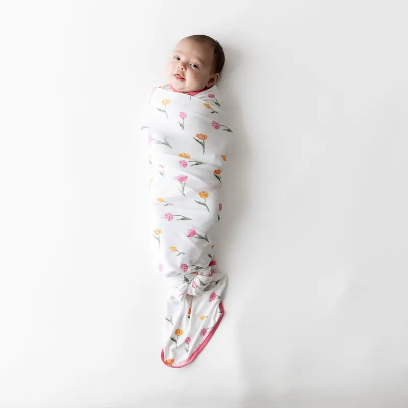 Swaddle Blanket In Tulip 1