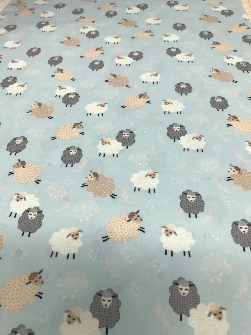 Sweet Dreams - Dreamy Sheep Sky Blue  07782-05 Blue 1