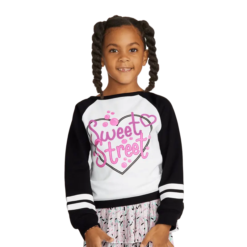 Sweet Street Sweatshirt For Girls 1