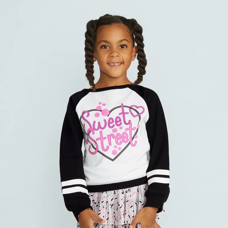 Sweet Street Sweatshirt For Girls 2