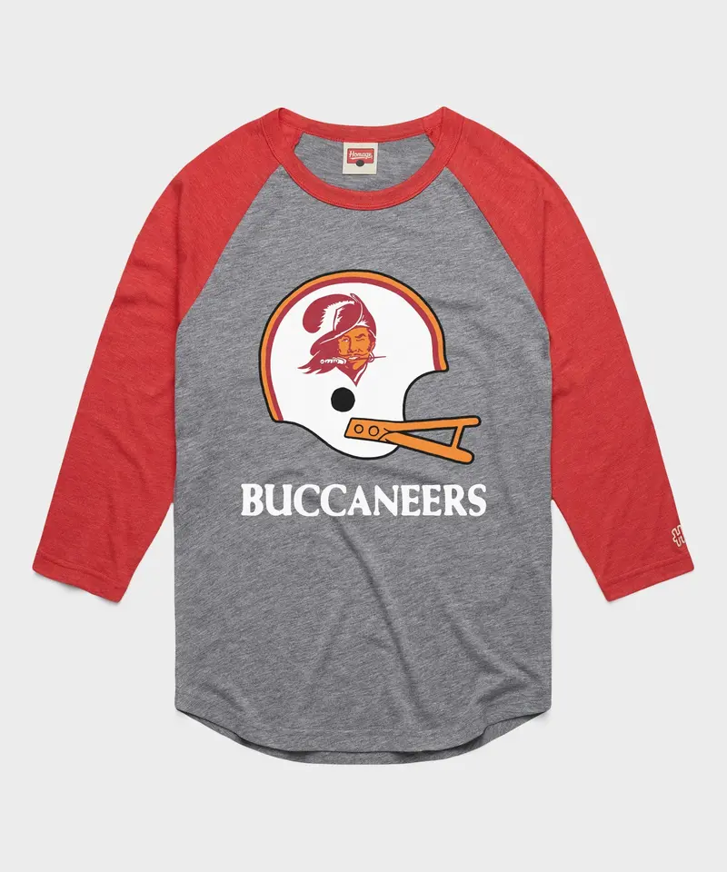 Tampa Bay Buccaneers Big Helmet Raglan 1