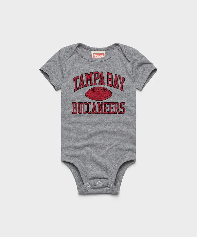 Tampa Bay Buccaneers Gridiron Baby One Piece 1