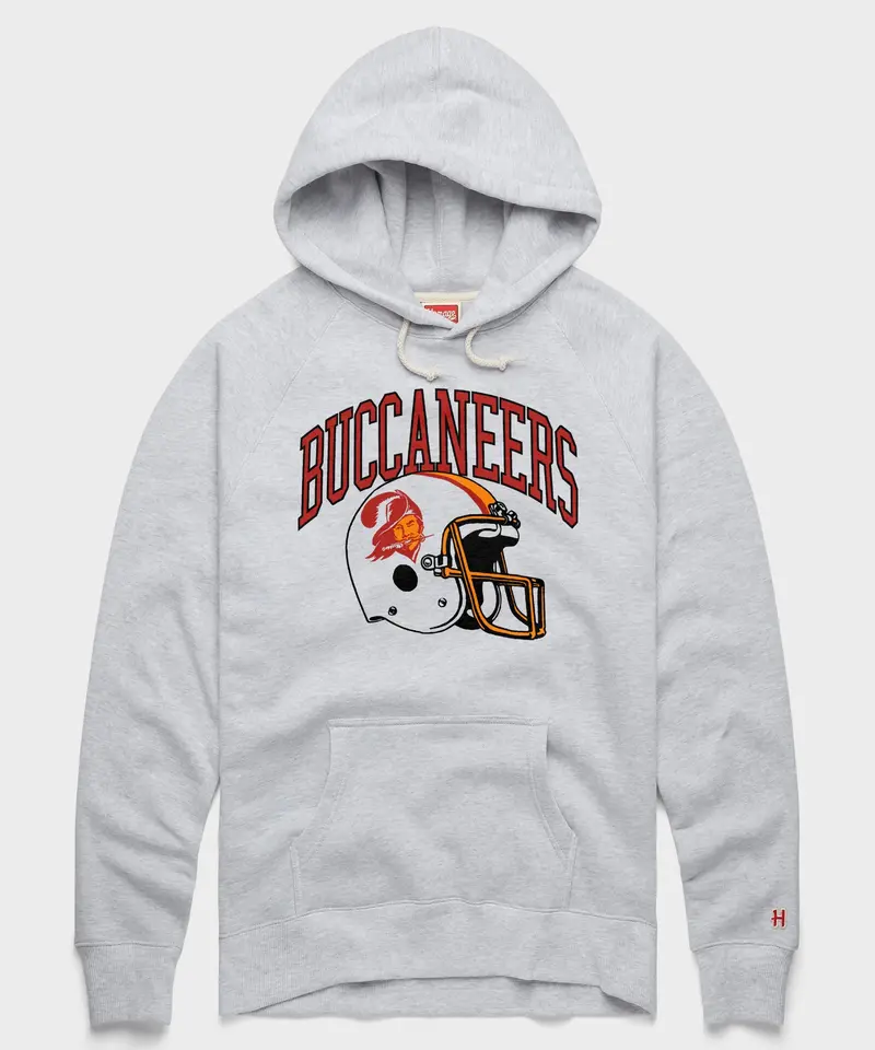 Tampa Bay Buccaneers Helmet Retro Hoodie 1