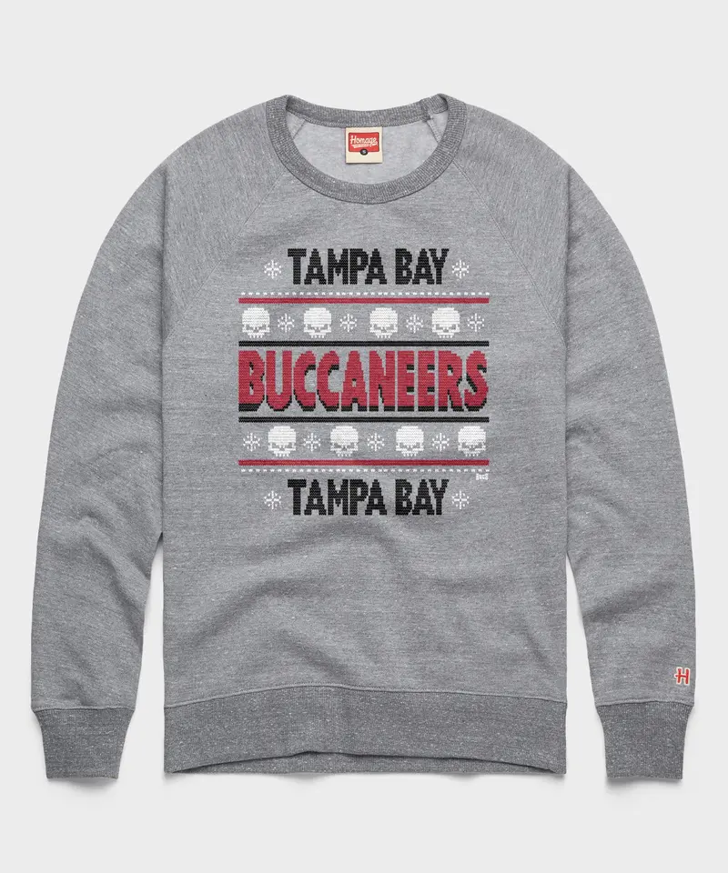 Tampa Bay Buccaneers Holiday Crewneck 1