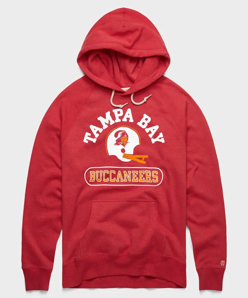 Tampa Bay Buccaneers Throwback Helmet Hoodie 1