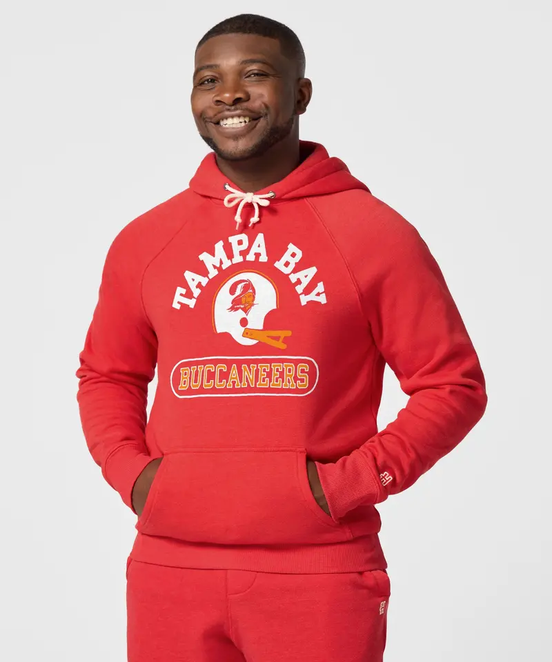 Tampa Bay Buccaneers Throwback Helmet Hoodie 3