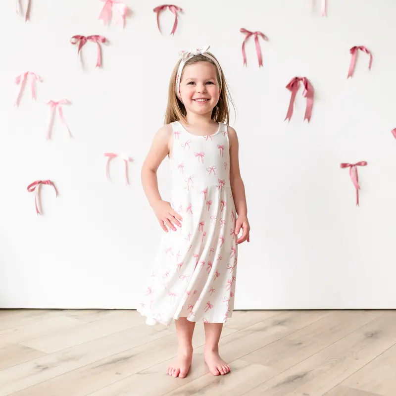 Tank Twirl Dress In Bow 1