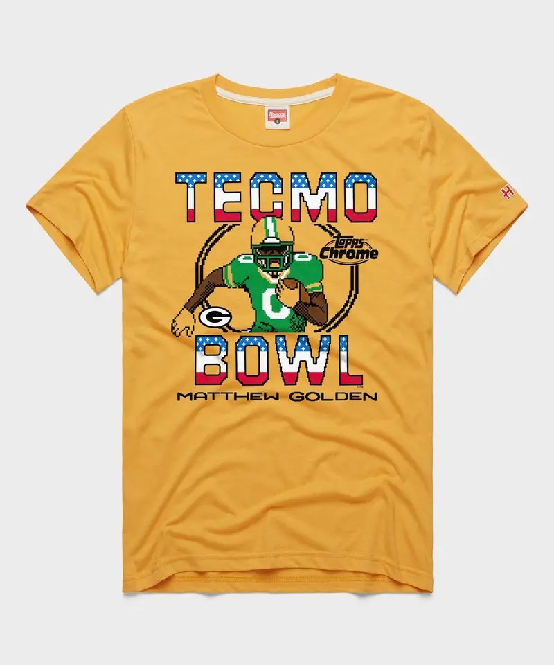 Tecmo Bowl X Topps Chrome Packers Matthew Golden 1