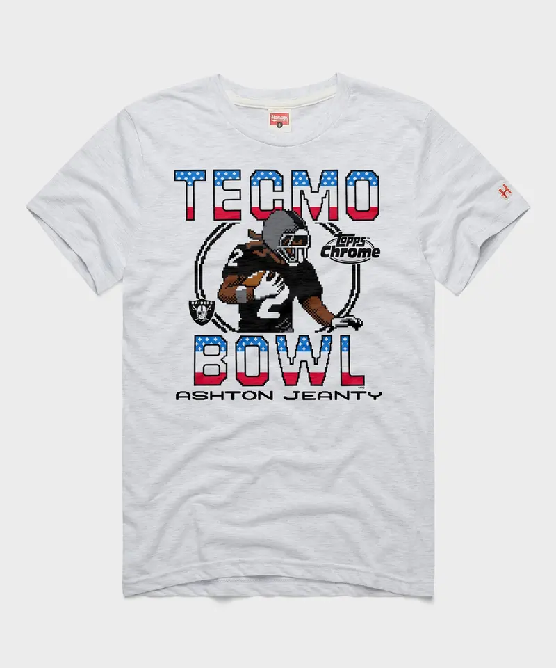 Tecmo Bowl X Topps Chrome Raiders Ashton Jeanty 1