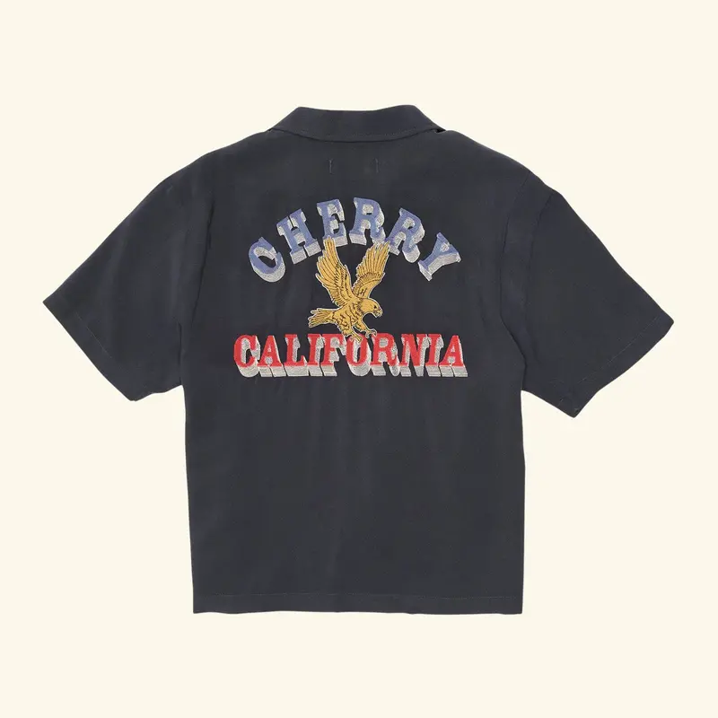 Tencel Bowling Shirt (Vintage Black) 2
