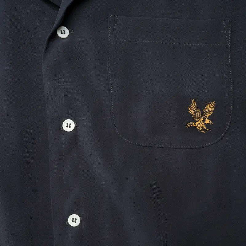 Tencel Bowling Shirt (Vintage Black) 3