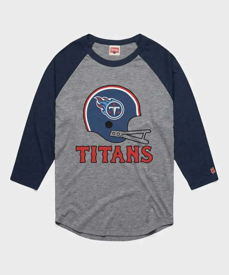 Tennessee Titans Big Helmet Raglan 1