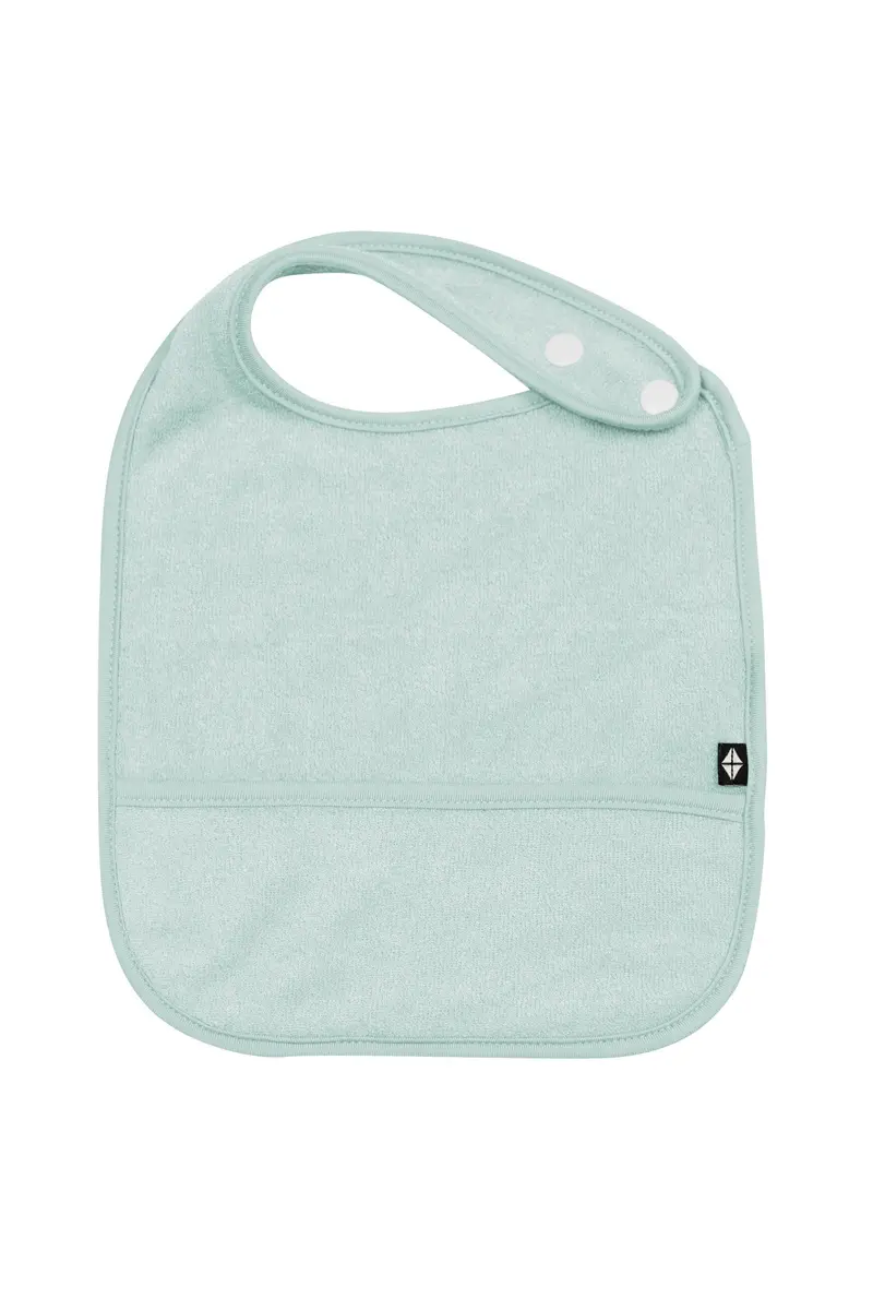 Terry Pocket Bib In Sage 1