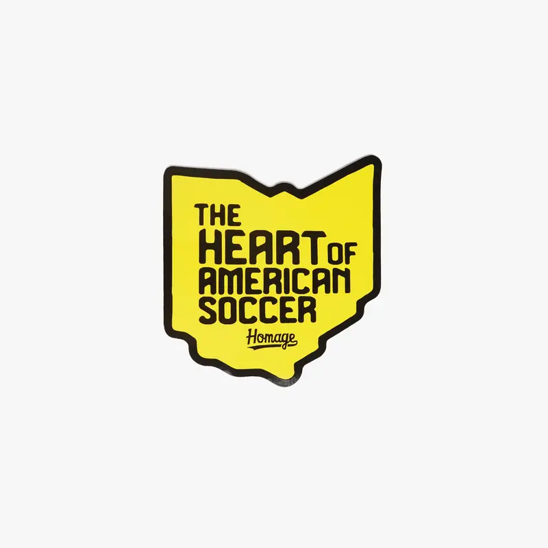 The Heart Of American Soccer Sticker 1