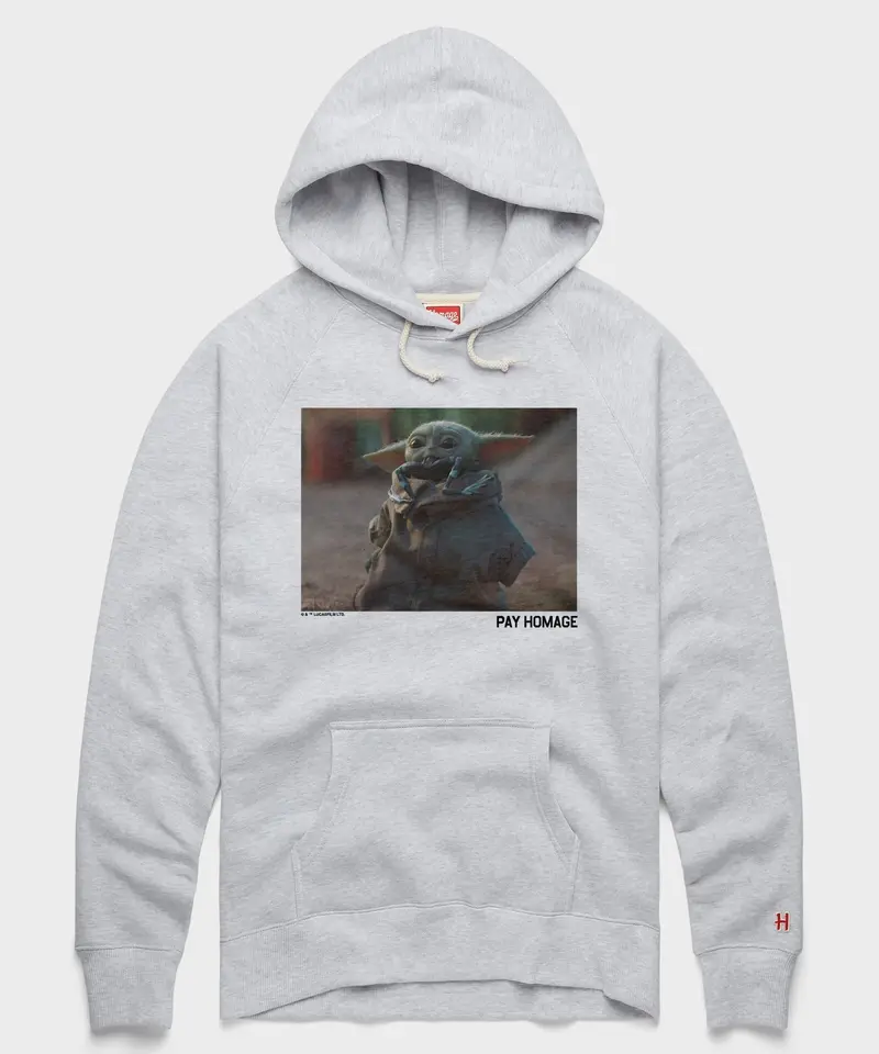 The Mandalorian Grogu Pay Homage Hoodie 1