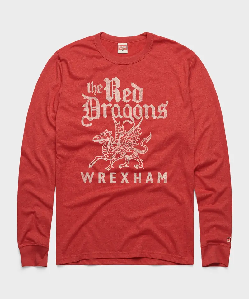 The Red Dragons Wrexham Afc Long Sleeve Tee 1