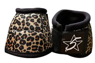 The Shield Bell Boot - Cheetah Or Tye Dye Leopard Bells 1