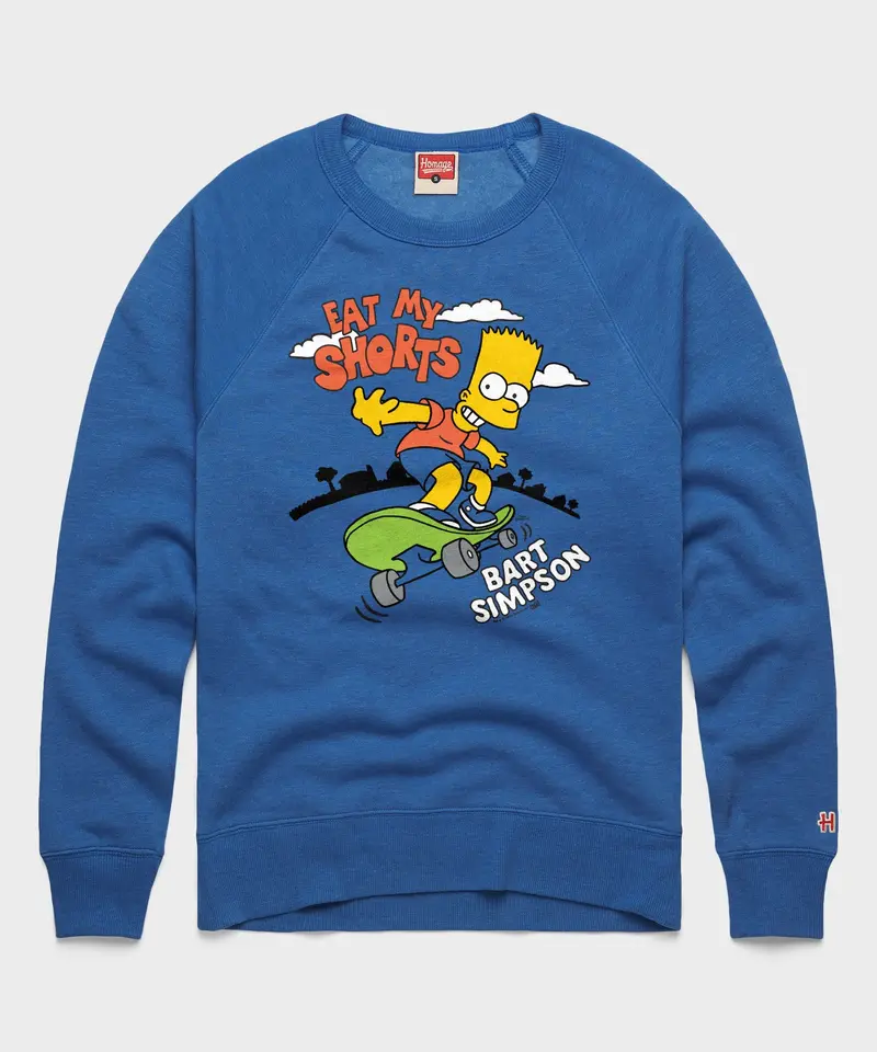 The Simpsons Bart Simpson Eat My Shorts Crewneck 1