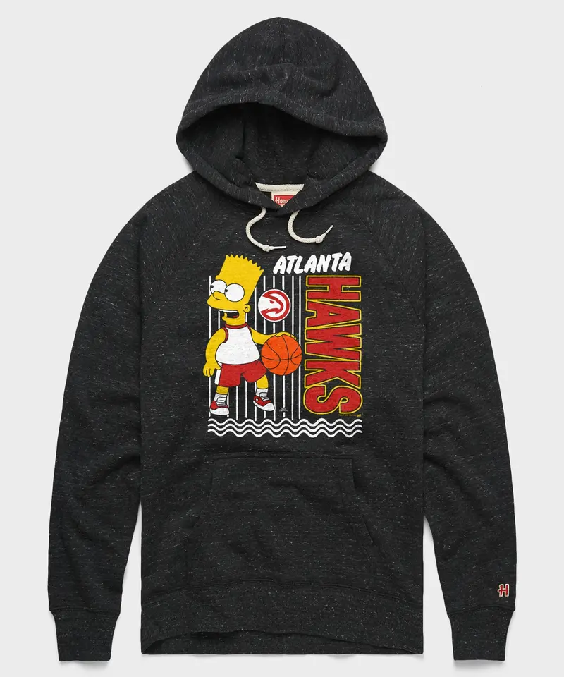 The Simpsons Bart X Atlanta Hawks Hoodie 1