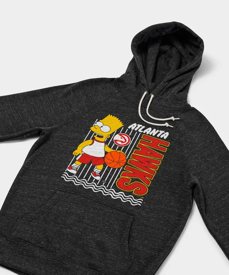 The Simpsons Bart X Atlanta Hawks Hoodie 2