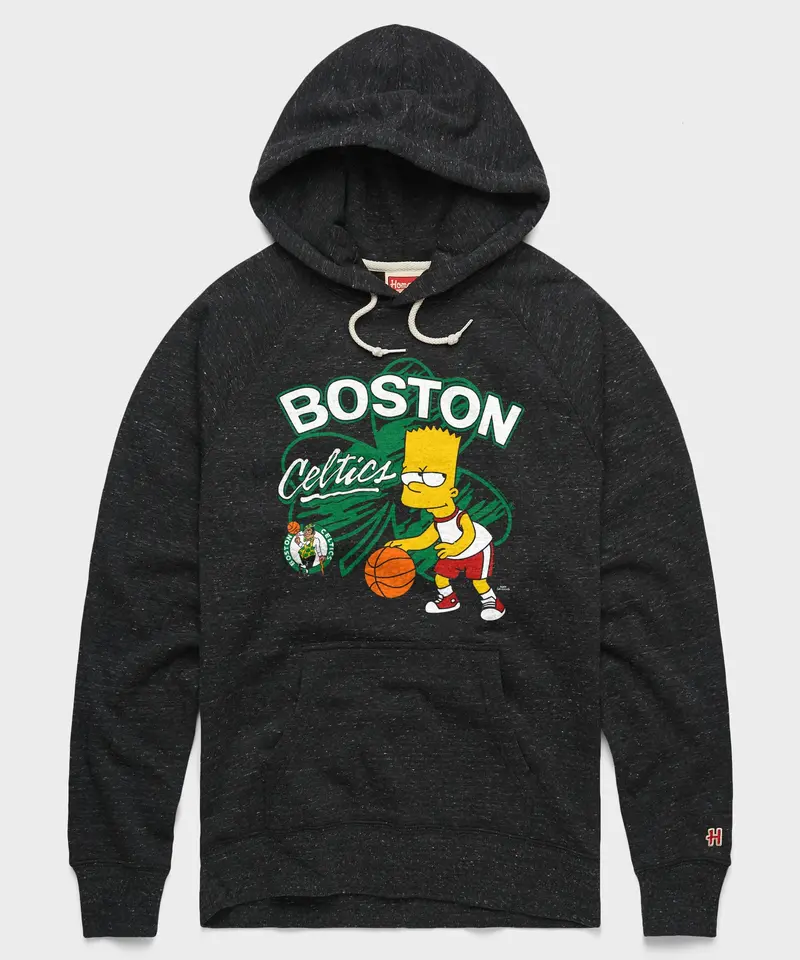 The Simpsons Bart X Boston Celtics Hoodie 1