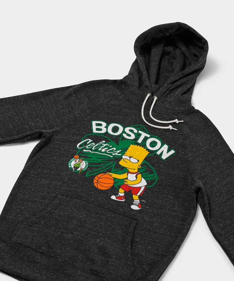 The Simpsons Bart X Boston Celtics Hoodie 2