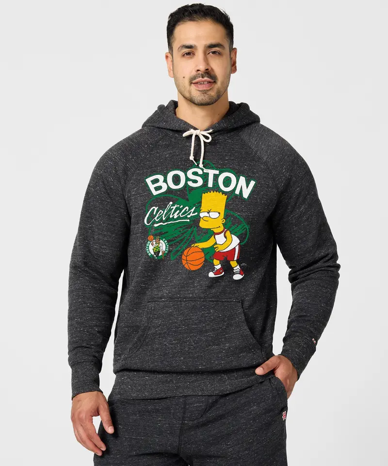 The Simpsons Bart X Boston Celtics Hoodie 3