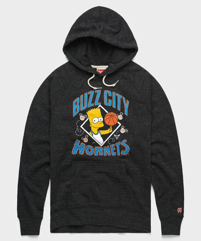 The Simpsons Bart X Charlotte Hornets Hoodie 1