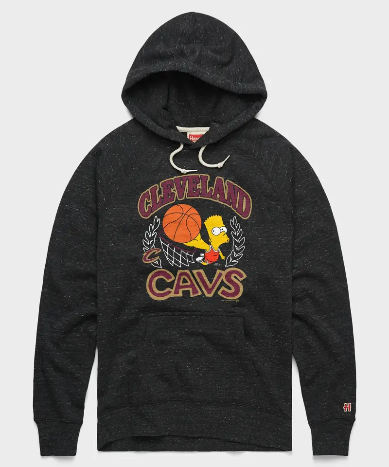 The Simpsons Bart X Cleveland Cavaliers Hoodie 1