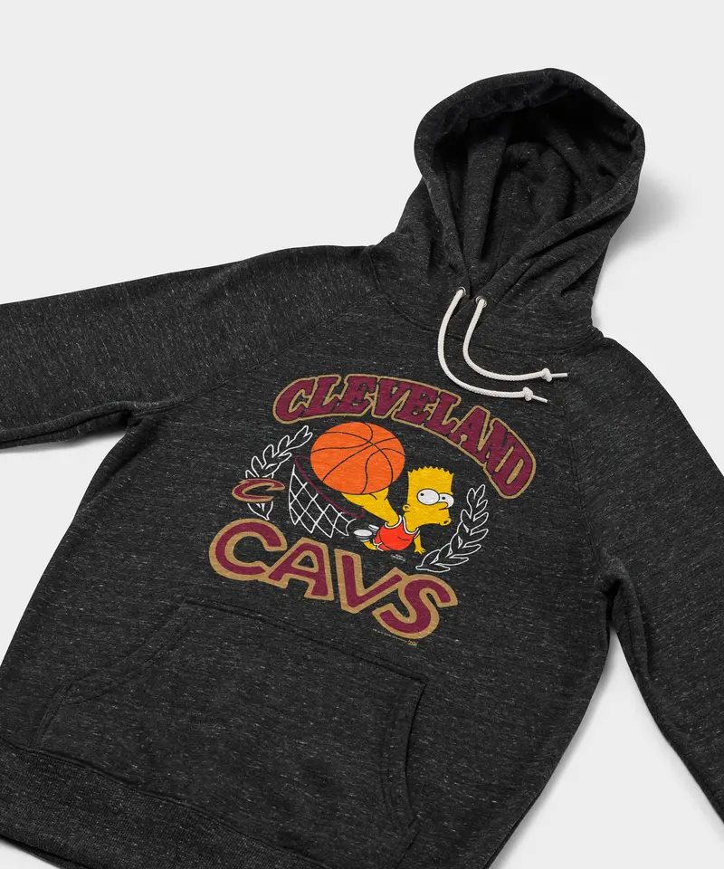 The Simpsons Bart X Cleveland Cavaliers Hoodie 2