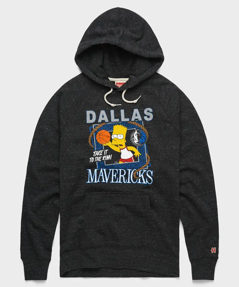 The Simpsons Bart X Dallas Mavericks Hoodie 1