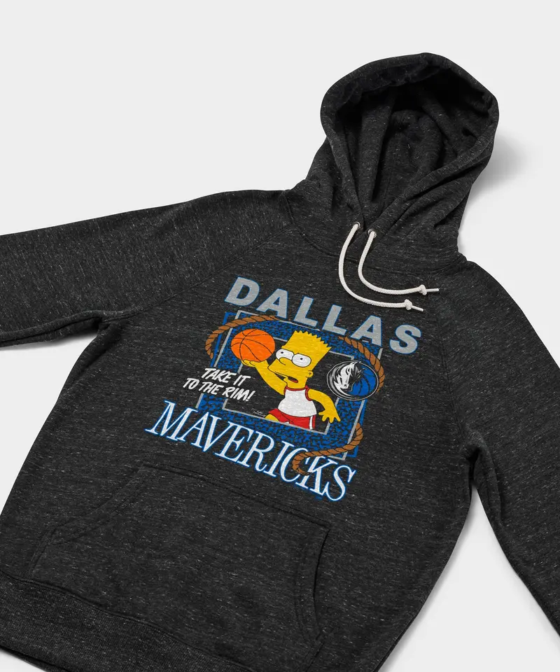 The Simpsons Bart X Dallas Mavericks Hoodie 2