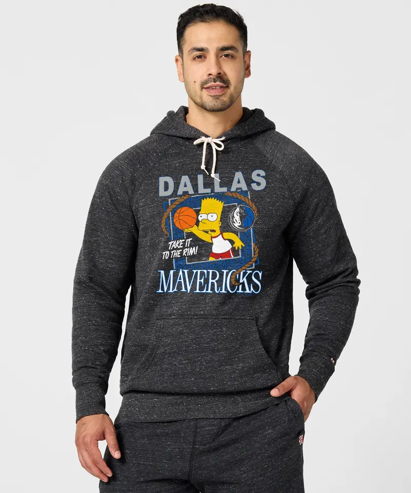 The Simpsons Bart X Dallas Mavericks Hoodie 3