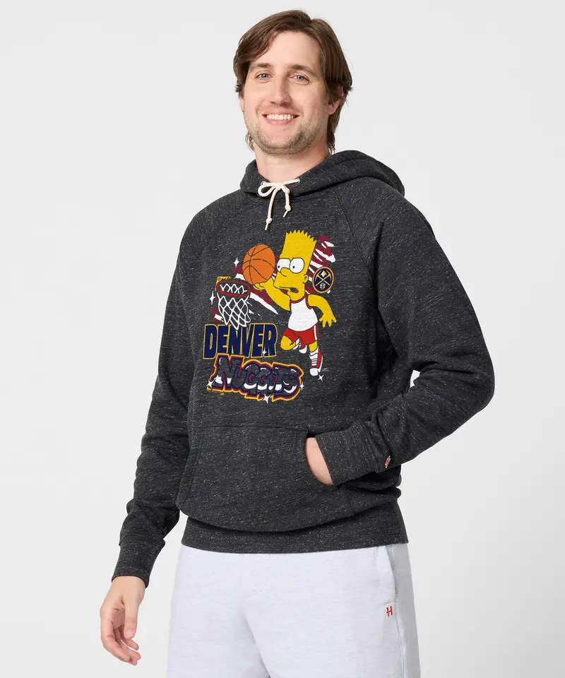 The Simpsons Bart X Denver Nuggets Hoodie 3