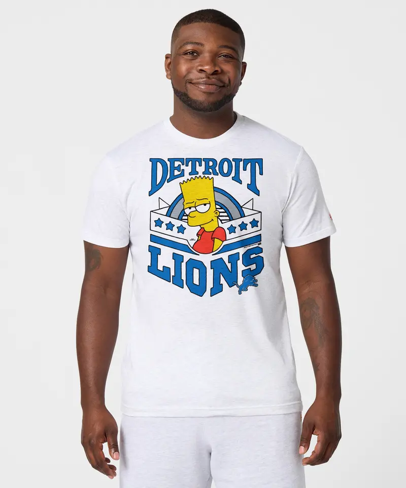 The Simpsons Bart X Detroit Lions 3