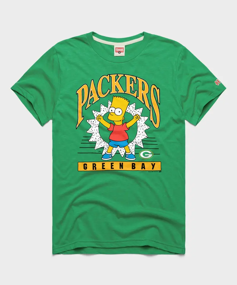 The Simpsons Bart X Green Bay Packers 1