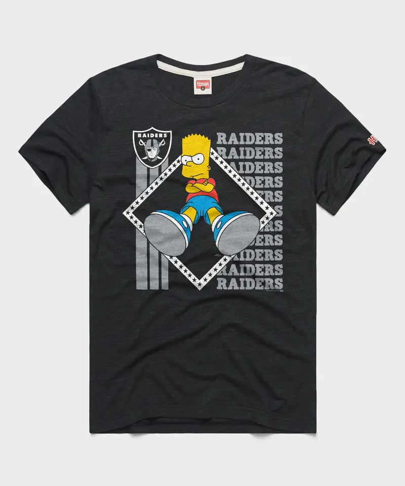The Simpsons Bart X Las Vegas Raiders 1