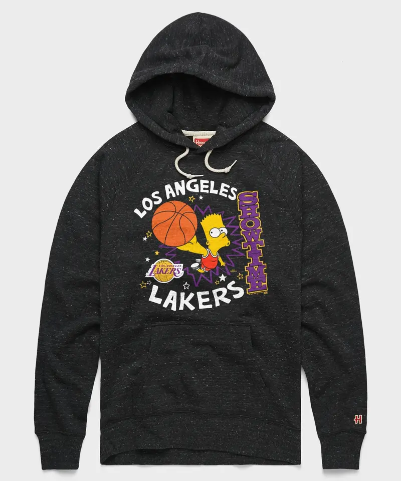 The Simpsons Bart X Los Angeles Lakers Hoodie 1