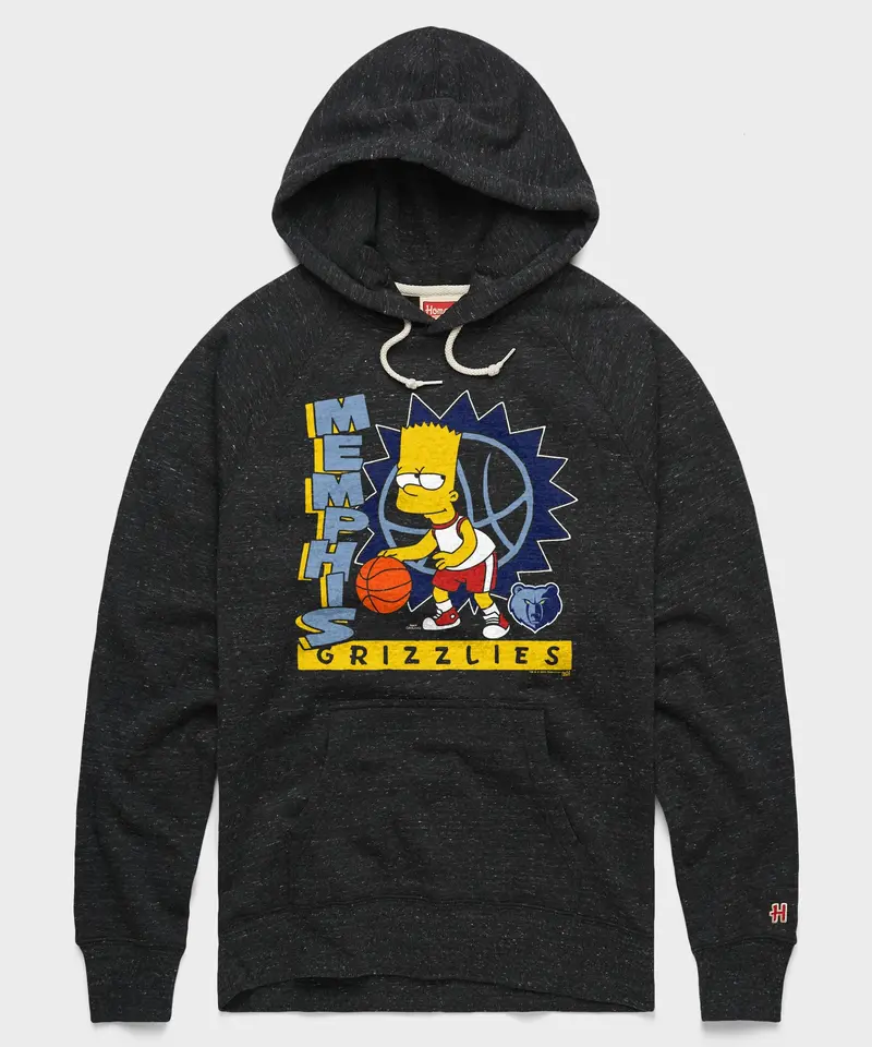 The Simpsons Bart X Memphis Grizzlies Hoodie 1