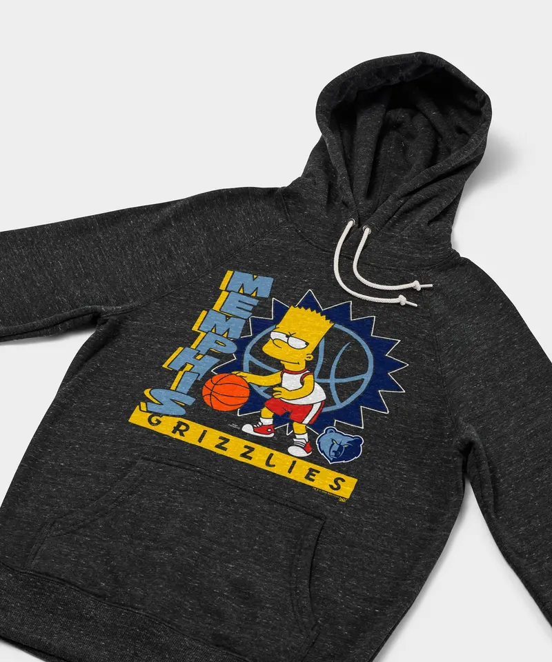 The Simpsons Bart X Memphis Grizzlies Hoodie 2